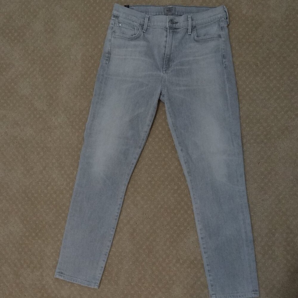 Citizens of Humanity Rocket Mid Rise Skinny Jeans in Phantom Gray 30
